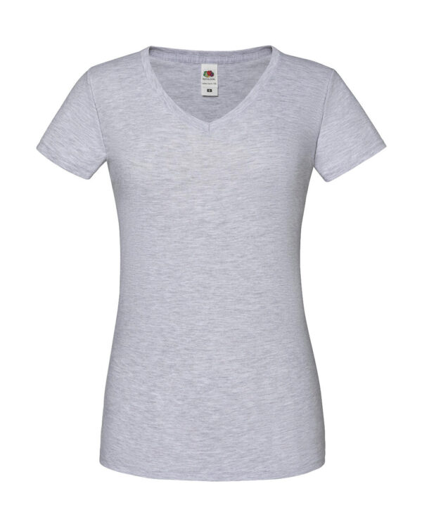 Ladies' Iconic 150 V Neck T - Image 3