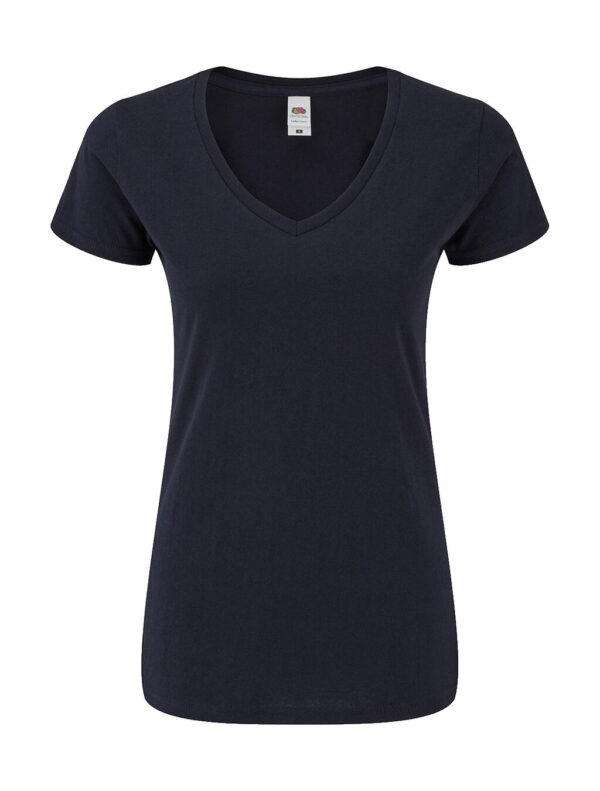 Ladies' Iconic 150 V Neck T - Image 4