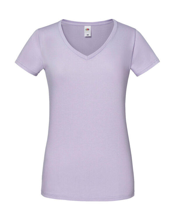 Ladies' Iconic 150 V Neck T - Image 5