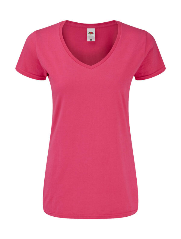 Ladies' Iconic 150 V Neck T - Image 8