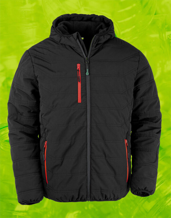 Black Compass Padded Winter Jacket - Image 2