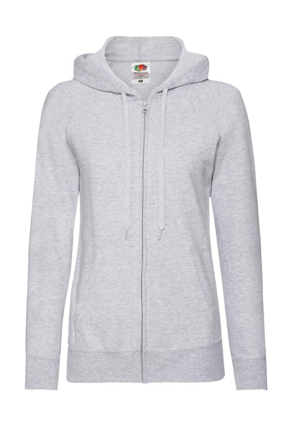 Ladies Lightweight Hooded Sweat Jacket - Image 3