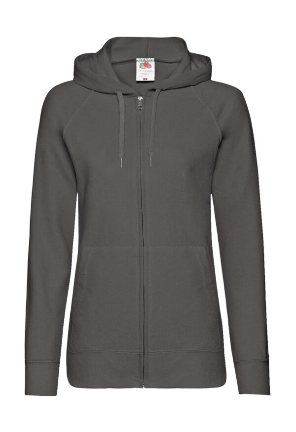 Ladies Lightweight Hooded Sweat Jacket - Image 4