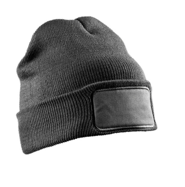 Double Knit Printers Beanie - Image 2