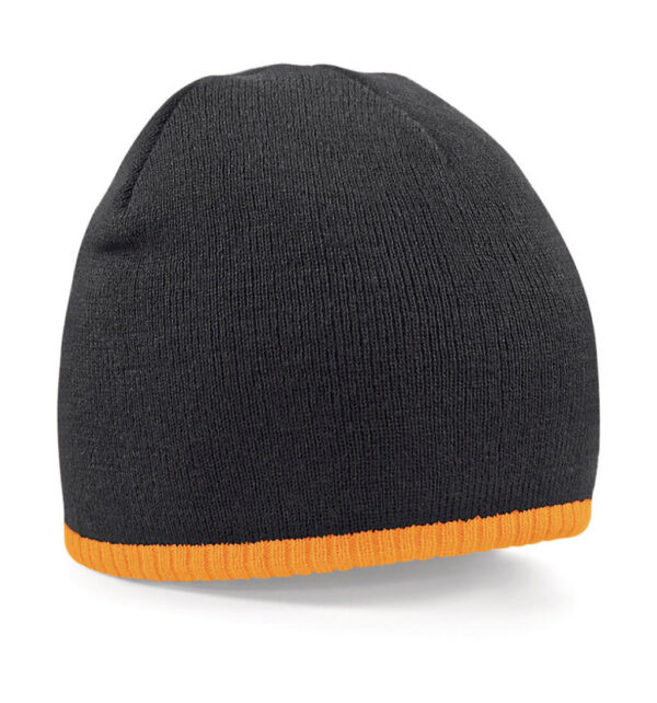 Two-Tone Beanie Knitted Hat - Image 4