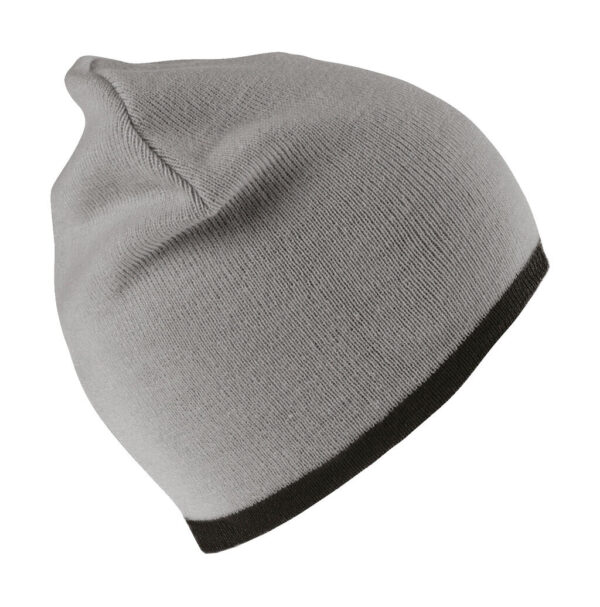 Soft Feel Cuffless Reversible Beanie - Image 2