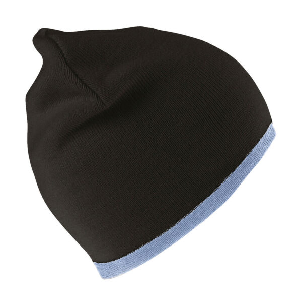 Soft Feel Cuffless Reversible Beanie - Image 4