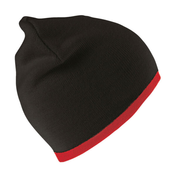 Soft Feel Cuffless Reversible Beanie - Image 5