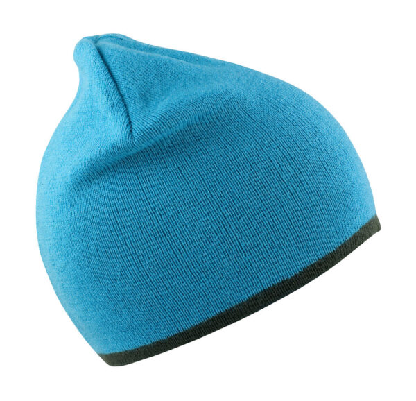 Soft Feel Cuffless Reversible Beanie - Image 6