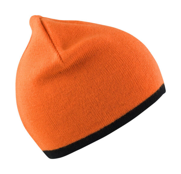 Soft Feel Cuffless Reversible Beanie - Image 7