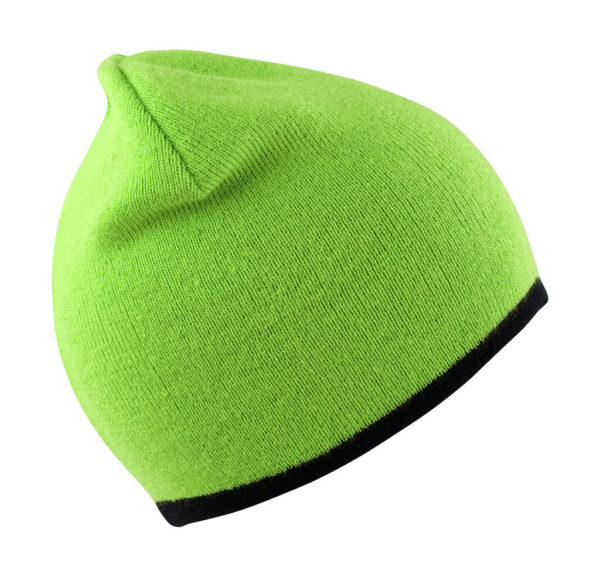 Soft Feel Cuffless Reversible Beanie - Image 8