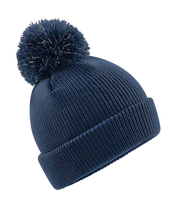 Junior Reflective Bobble Beanie - Image 2