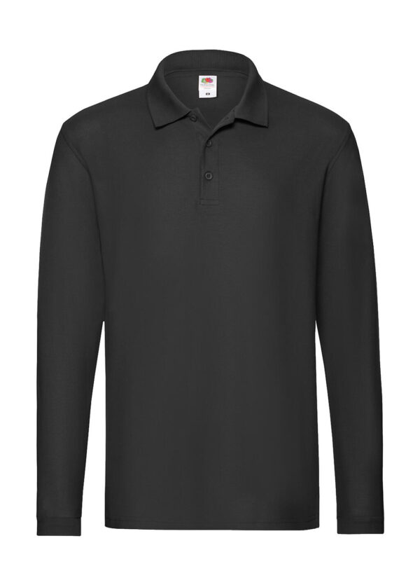 Premium Long Sleeve Polo - Image 2