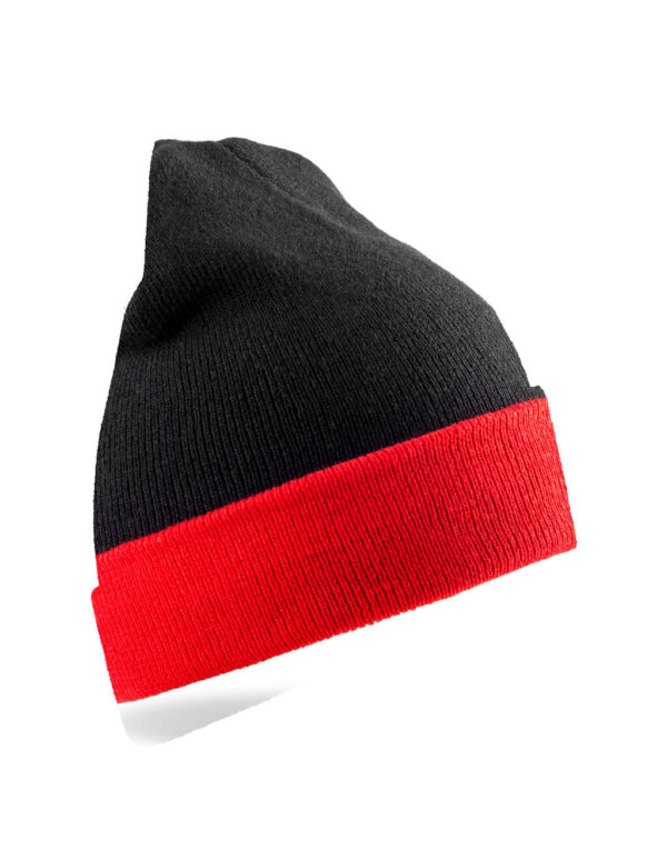 Recycled Black Compass Beanie - Image 2