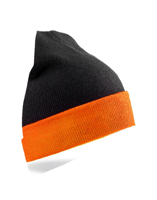 Recycled Black Compass Beanie - Image 4