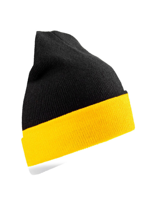 Recycled Black Compass Beanie - Image 6