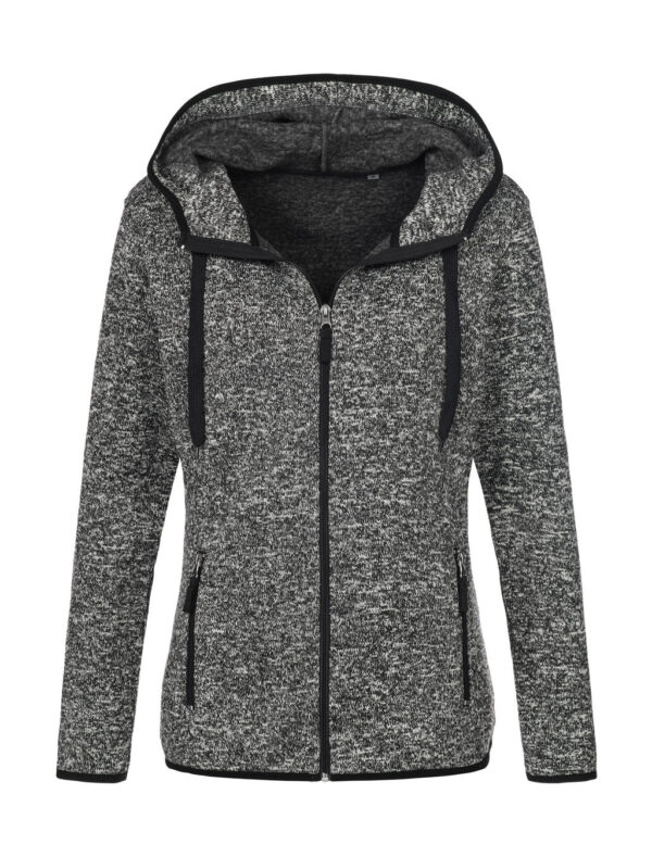 Knit Fleece Jacket Women - Image 2