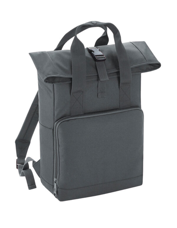 Recycled Twin Handle Roll-Top Backpack - Image 2