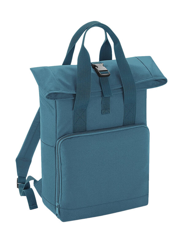 Recycled Twin Handle Roll-Top Backpack - Image 5