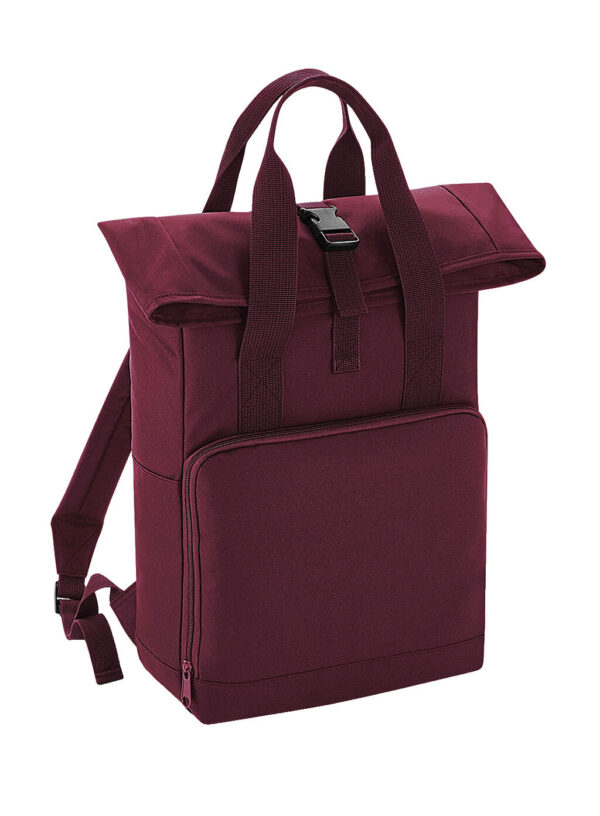 Recycled Twin Handle Roll-Top Backpack - Image 7