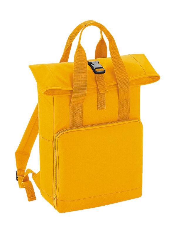 Recycled Twin Handle Roll-Top Backpack - Image 10