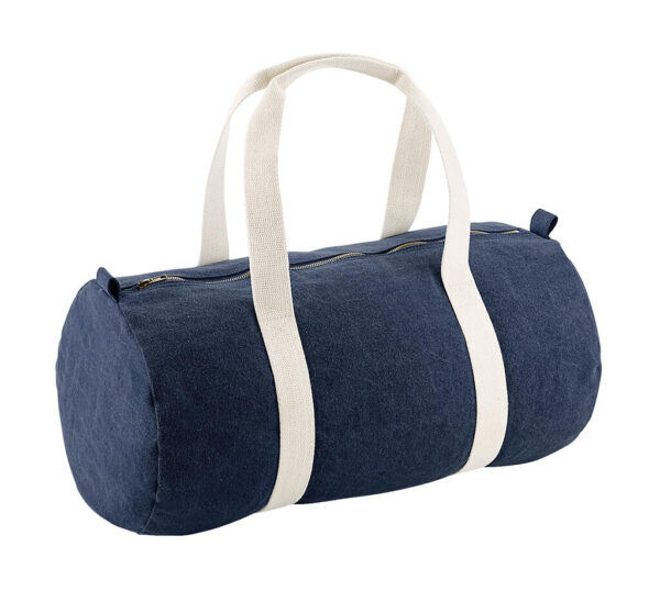 Denim Barrel Bag