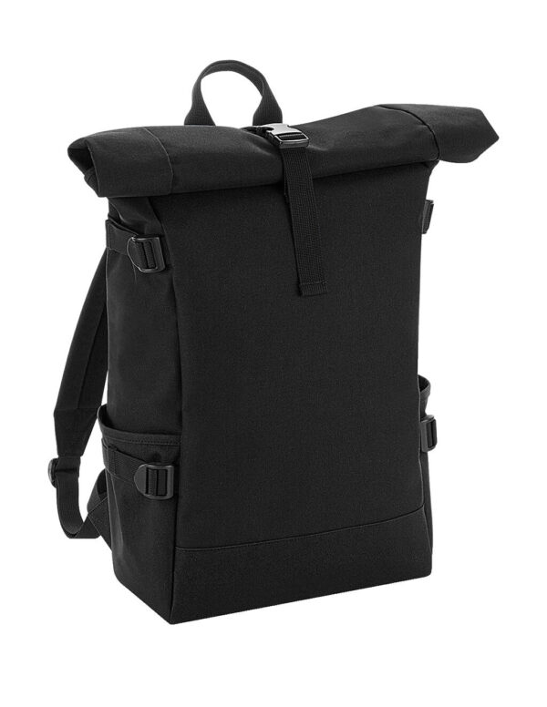 Block Roll-Top Backpack