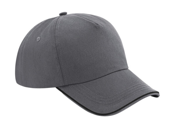 Authentic 5 Panel Cap - Piped Peak - Image 5