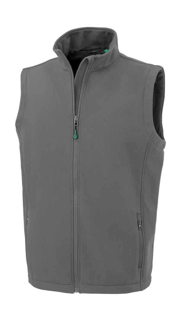 Men's Recycled 2-Layer Printable Softshell B/W - Image 2