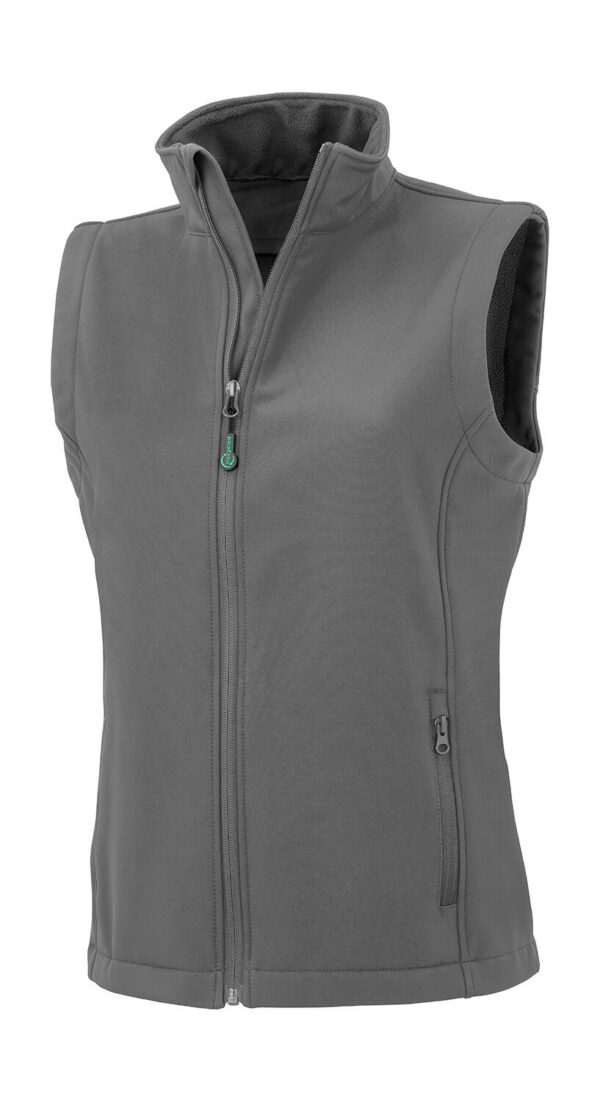 Women's Recycled 2-Layer Printable Softshell B/W - Image 2