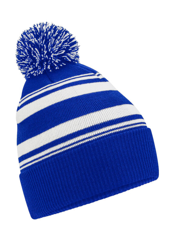 Striped Fan Beanie - Image 4