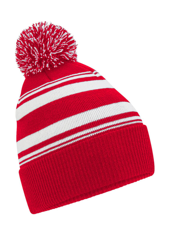 Striped Fan Beanie - Image 5