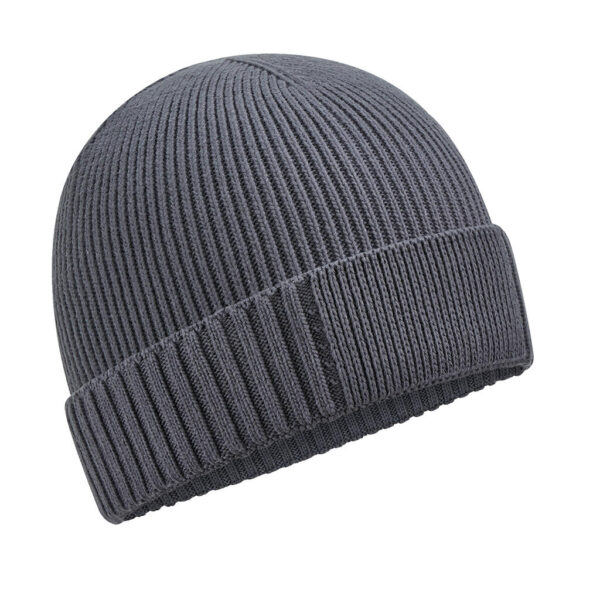 Organic Cotton Engineered Patch Beanie - Image 2