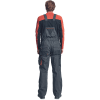 EMERTON FLANNEL bibpants black