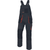 EMERTON FLANNEL bibpants black