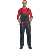 EMERTON FLANNEL bibpants black