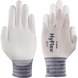 Ansell 11-600 HyFlex White gloves -