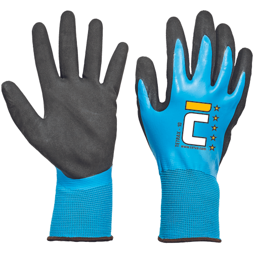 TETRAX   gloves nylon latex -