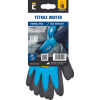 TETRAX WINTER gloves nylon latex blue