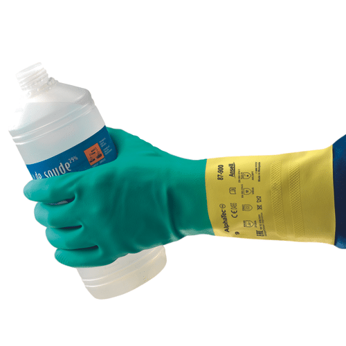 Ansell 87-900 Bi-Colour gloves -