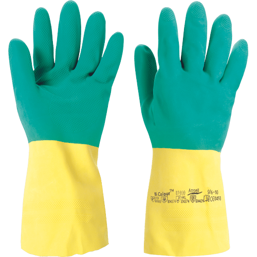 Ansell 87-900 Bi-Colour gloves -