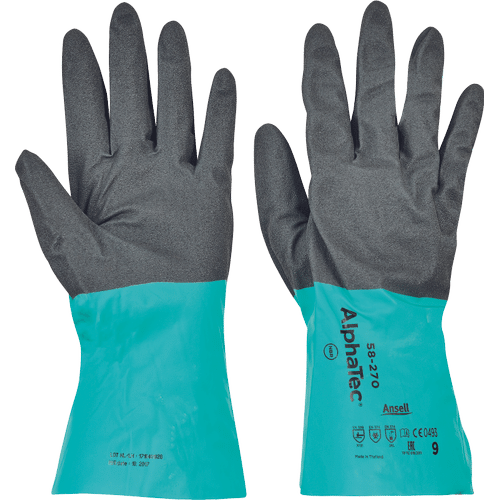 Ansell 58-270 AlphaTec gloves -