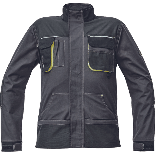 SHELDON jacket anthracite/yellow