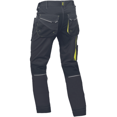 SHELDON pants anthracite/yellow