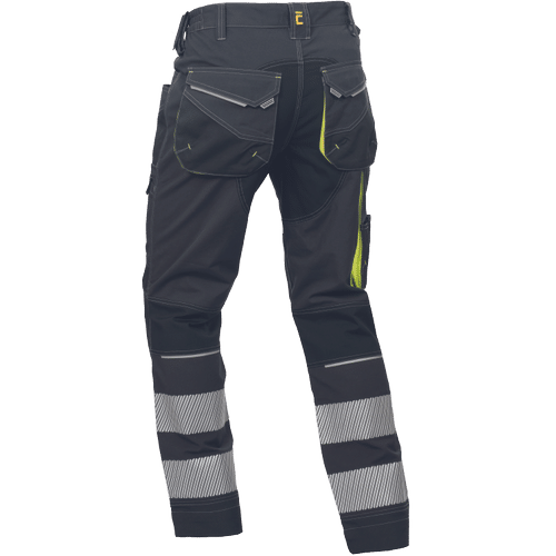 SHELDON RFLX pants anthracite/yellow