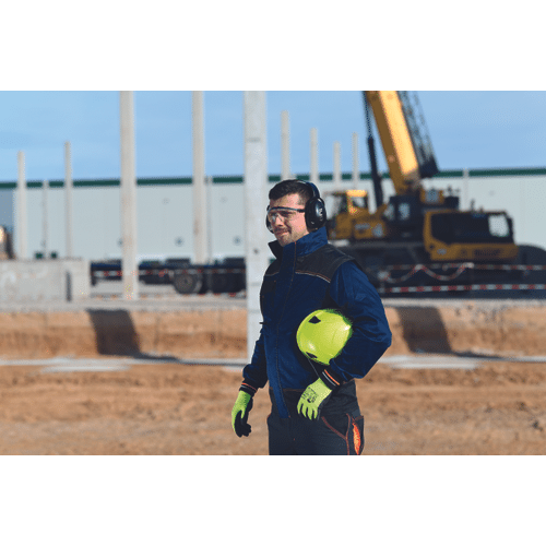 FM-1 earmuff black-green