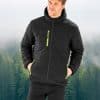 Black Compass Padded Winter Jacket