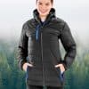 Black Compass Padded Winter Jacket