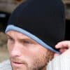 Soft Feel Cuffless Reversible Beanie