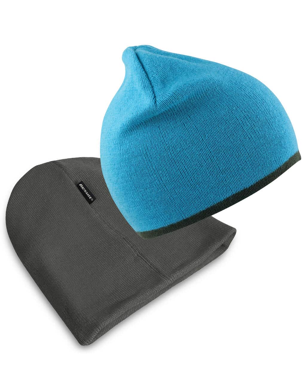 Soft Feel Cuffless Reversible Beanie